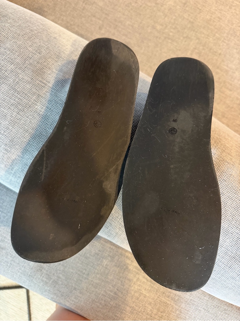 The Row Sabot Black Leather Mule, 38 - Picture 5 of 7